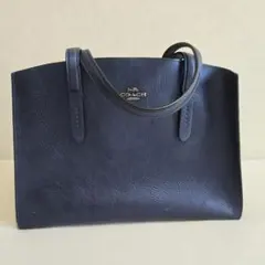 COACH トートバッグ ネイビー