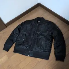 迷彩柄 ブラック 　ボンバージャケット