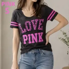 [新品未使用]ピンクVictoria’s Secret 半袖Tシャツ ブラックのサムネイル