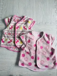 ベビー フリース ベスト 2点セット