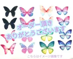 シフォン蝶々パーツ 3センチ＆４センチ