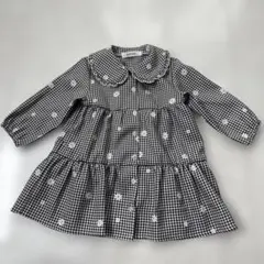 SLAP SLIP ギンガムチェック ワンピース　90