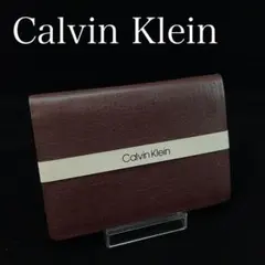 3652 未使用 カルバンクライン 2つ折りカードケース 名刺入れ