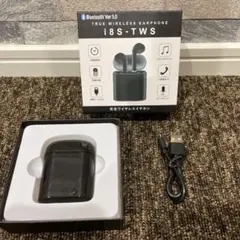 完全 ワイヤレス イヤホン i8S-TWS ブラック Bluetooth