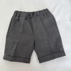 グレーのフォーマルショーツ 100cm⭐︎ハーフパンツ⭐︎グリーンレーベル
