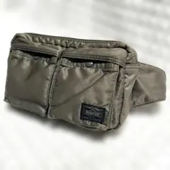 美品 PORTER ポーター タンカー ボディーバッグ シルバー 廃盤 人気