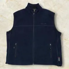 ト*モ様 90s ティンバーランド 刺繍ロゴ フリースベスト USメンズ 肉厚のサムネイル
