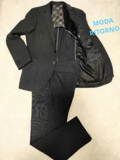 【✨美品✨】MODA RITORNO セットアップスーツ ストライプA6 グレー