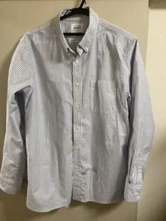 【美品】GLOBAL WORK イージケアオックス　ストライプ　Ｌサイズ