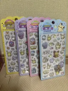 韓国限定 ポケモン ポケピース CANDY BONBON4種　4枚