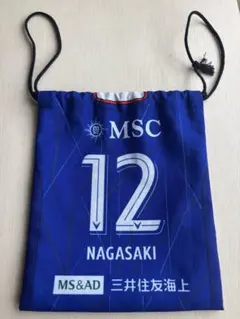 【貴重】V・ファーレン長崎　ユニ柄巾着　12 nagasaki