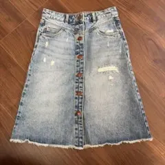 ZARA キッズ デニムスカート 128cm