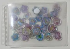 ふわふわラビちゃん おはじきシール