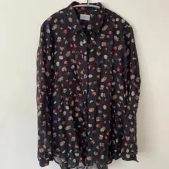 マレーラ花柄シースルー長袖シャツのサムネイル