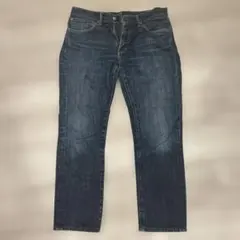 Levi's 511 ダークブルー ストレートデニム ウェスト: 32インチ