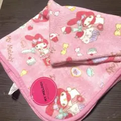 マイメロディ 総柄フリース 膝掛け 新品 ブランケット 2015年物