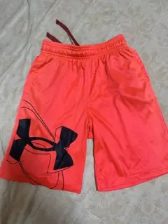 UNDER ARMOUR バスケットボールパンツ レッド