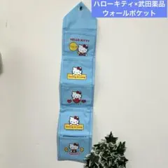 サンリオ　ハローキティ×武田薬品コラボ　ウォールポケット　壁掛け収納　非売品のサムネイル