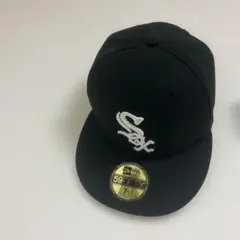 New Era 59FIFTY ブラックキャップ 7 1/4