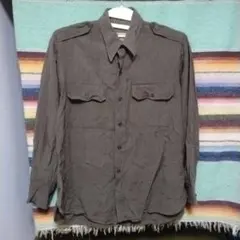 40s50s　オフィサーシャツ　マチ付き　USARMY　ヴィンテージ　USA製