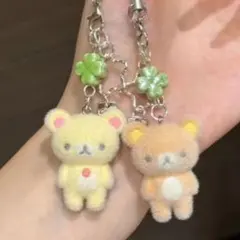 リラックマ　コリラックマ　くま　キーホルダー　フロッキー　ストラップ　雑貨