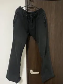 AKM スウェットフレアパンツ ブラックのサムネイル