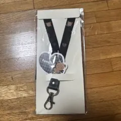 familiar クマ柄ネックストラップ
