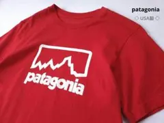 patagonia　パタゴニア　赤　Tシャツ　フィッツロイ　USA 製　希少