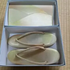 東京胡蝶 和装 草履 23cm ゴールド カバンセット 和装小物