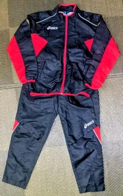 asics／アシックス ウィンドブレーカー 上下セット サッカー サイズ S