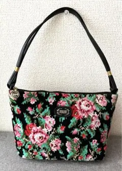 FEILER フェイラー　ハンドバッグ　花柄　未使用　黒