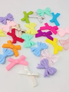 カラフルリボンビーズセット