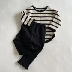 ベビー ボーダー トップス パンツ セット売り まとめ売り 保育園着 80cm