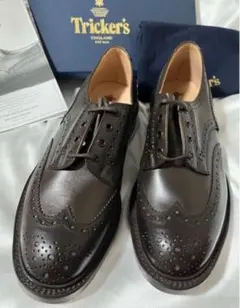新品トリッカーズ TRICKER'S バートン革靴 BOURTONブラウン 29のサムネイル