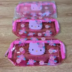 『サル（同封NG）様専用』ハローキティー ビニールポーチ3点セット