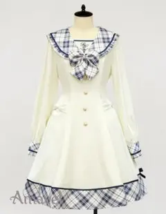 Amavel French Country セーラー　ワンピース アイボリー