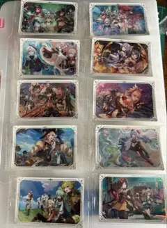 原神ウエハース　カード　10枚セット