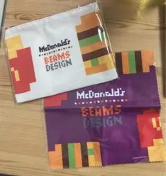 マクドナルド マック 福袋 2025 BEAMSコラボ ポーチ＆クリーナークロス