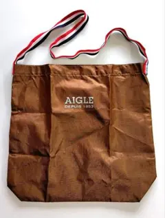 AIGLE エーグル エコバッグ ショルダー ブラウンのサムネイル