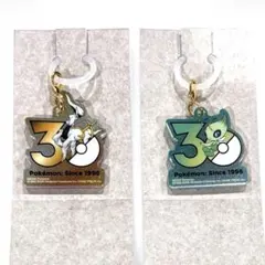 ポケモン 30周年ロゴマスコット2 ポケチャーム アルセウス セレビィ