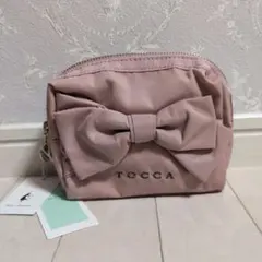 【新品】tocca トッカ RIBBON KNOT POUCH ポーチ ピンクのサムネイル