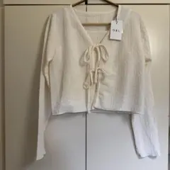 GRL キャミ×カーディガン ふくれジャガード アンサンブル