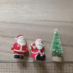 ミニチュア サンタ ツリー クリスマス インテリア