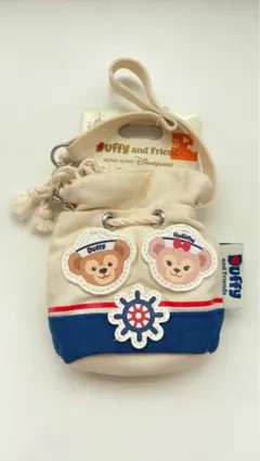 【未使用品】香港ディズニー　ダッフィー　シェリーメイ　セーラー服　キーチェーン