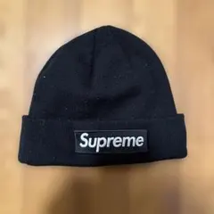Supreme ブラック ニット帽