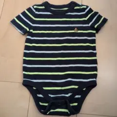 baby GAP ボーダー ロンパース 6-12ヶ月