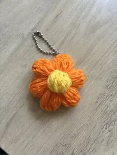 花 キーホルダー ハンドメイド 他カラーあり