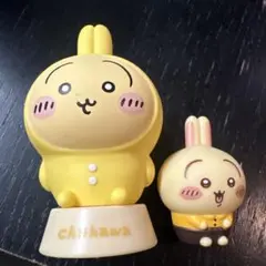 ちいかわキャライト (うさぎ パジャマ)&cocosソフビ