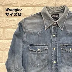 Wrangler（ラングラー） デニムウエスタンシャツ M