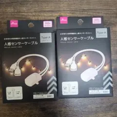 DAISO 人感センサーケーブル Type-A 2個セット